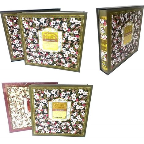 Trade Shop - Fotoalbum-Box, 31 x 34 x 5,5 cm, Erinnerungsfoto-Hülle, 20 Blatt -