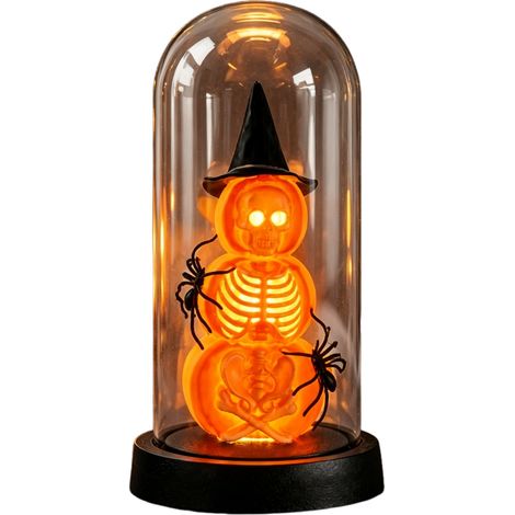 Générique Lampes Halloween Crâne Lumineux Artisanat Décoration Table Lumineuse Halloween Pour La Chambre d'Enfant Fête d'Horreur (1/5)
