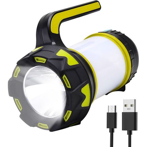 6-in-1 Waterproof Rechargeable LED Camping Light with 6 Modes, Ideal for Fishing, Hiking, Camping (1/5)