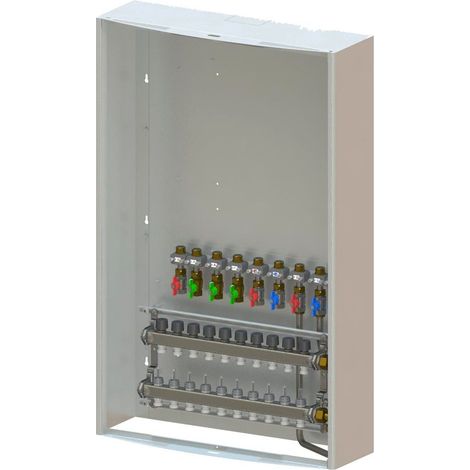 Uponor Combi Port M-Pro Schrank mit Verteiler OW, 1180x700x300mm, 6HM und 9BV