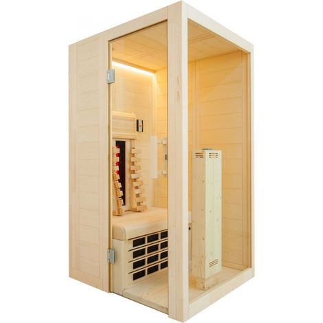 Sentiotec MiniMy 120 Basic Infrarotkabine Infrarotsauna mit Vollspektrumstrahler (1/5)