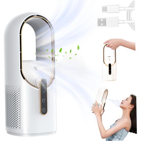 Portable Fans, Portable Fan, Desk Fan With Misting Small Table Misting Fan (1/5)