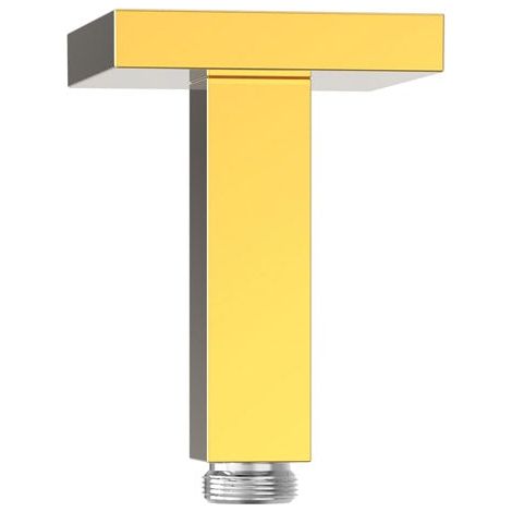 TRES 13452202OR COMPLEMENTOS DE DUCHA Brazo A Techo Color Oro 24K - ref: 13452202OR