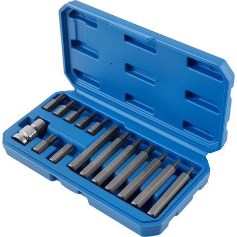 14 Piece Star Socket Set T20-T55 30mm 75mm Long Short Bits CRV With Adaptor (1/5)