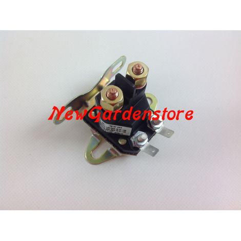 Solenoide rele' avviamento 4 poli 6 mm  trattorino rasaerba doppio