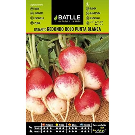 Battle - Semi Ortaggi Ravanello Rotondo Rosso Punta Bianca (1800 Semi) (1/2)