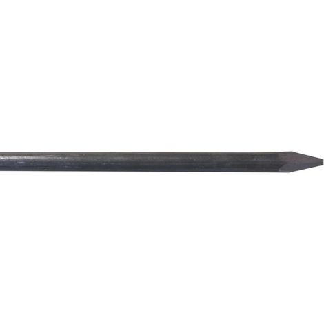 1 Piquet De Terre - Acier - 100 cm x 16 mm - Pour Balisage Chantier - Longueur 100 cm Diamètre 16 mm