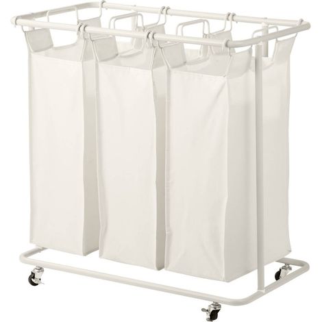 Linea wäschekorb mit rädern 47,7l beige 79x44,8x79,4 cm - 5five (1/5)