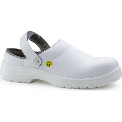 Chaussures de travail agroalimentaire OKENITE CLOG ESD SB - Blanc 38