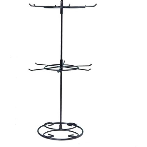 Display stand, Necklace display stands, Rotating storage rack, Rotating display stand for keychains (1/5)