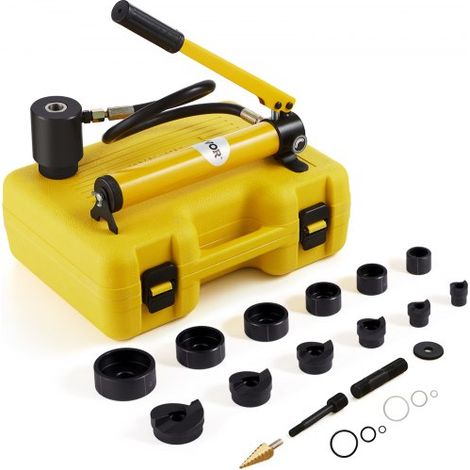 Kit de Perforation Hydraulique 10 T avec 6 Poinçons 22-60 mm (1/5)