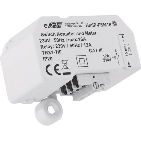 Homematic IP Interrupteur connecte, 150239A0, 230V (1/5)
