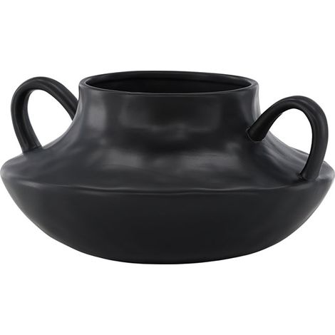 Holda Blumentopf schwarz.