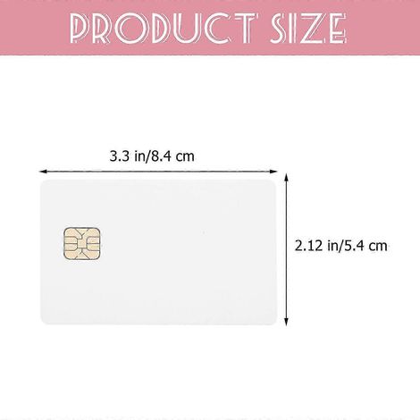 Cartes d'identification en PVC avec puce, carte-clé d'hôtel, compatibles avec les systèmes de contrôle d'accès pour entreprises, écoles et collectivités, lot de 10 (1/5)