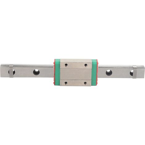 Rail de guidage linéaire coulissant miniature MGN12H‑150‑1R en acier inoxydable
