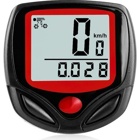 Compteur de vitesse sans fil pour vélo, écran LCD, capteur de vitesse, noir (1/5)