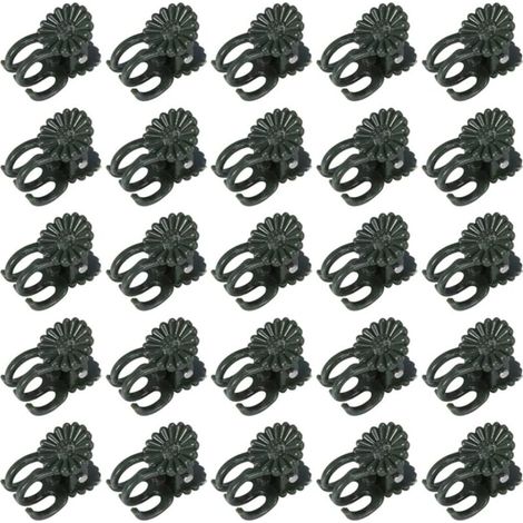 60 pezzi di clip per orchidee, clip per piante, clip per rampicanti, clip per orchidee per piante, clip di supporto in plastica per piante da giardino, clip per piccoli rampicanti verdi per sostenere