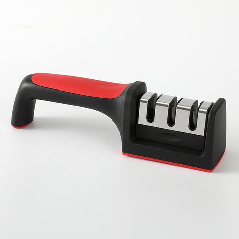 Aiguisoir domestique rapide aiguisoir de bâton de pierre à aiguiser couteau de cuisine aiguisoir de Gadget de cuisine Type à 3 étapes