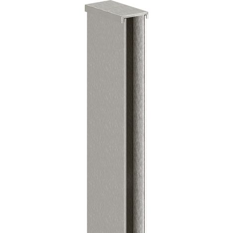 Mexen barra de pared para pantalla de ducha de 8 mm, níquel cepillado - 800-00-97 (1/2)