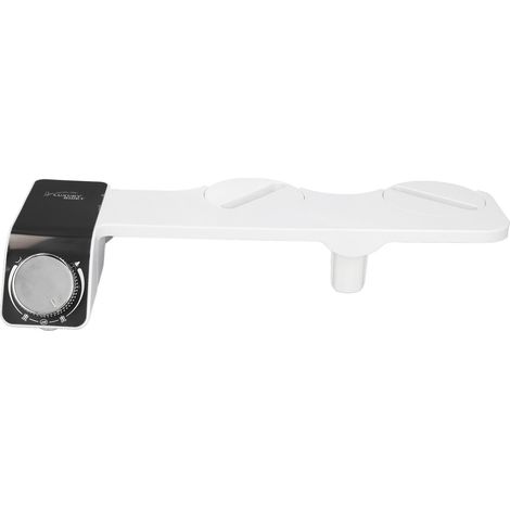 Pompe à eau bidet, siège de toilettes facile à installer, bidet sans électricité à buse unique, accessoire de lunette WC avec jet, autonettoyant, pression d'eau réglable : Amérique du Nord 9/16" (1/5)