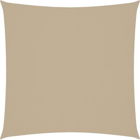 vidaXL Sunshade Sail Oxford Fabric Square 2,5x2,5 m Beige