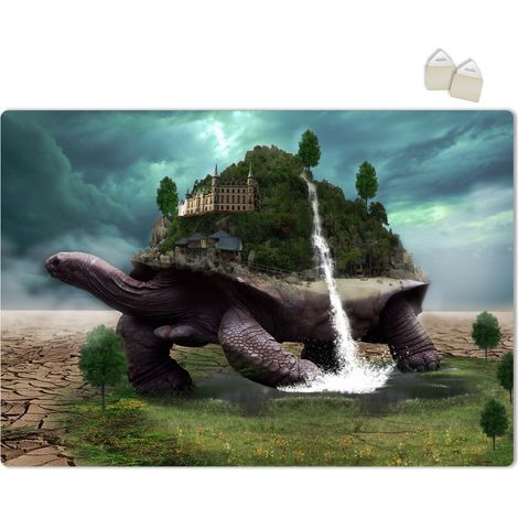TURTLE CITY - POSTER in PVC da 3mm - Misura: 70x100 cm