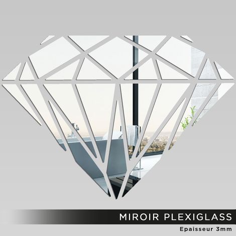 Miroir Plexiglass - Diamant - 80x114 cm (1/2)
