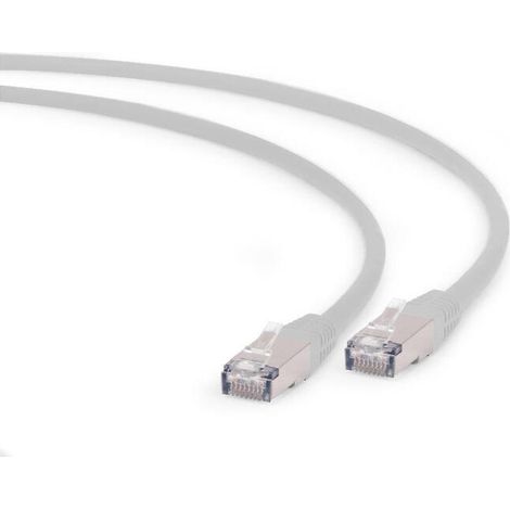 Cable red gembird ftp cat6a 15m gris (1/4)