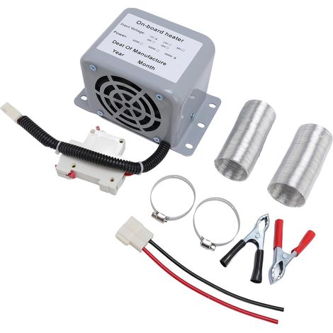 Chauffage de Voiture à 2 Trous 12 V 800 W Kit de Dégivreur de Pare-brise pour Camions, Taxis et Véhicules – Chauffage à Faible Bruit Confort d'hiver (1/5)