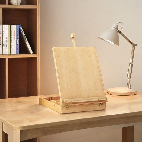 Chevalet de table bois massif pliable réglable en hauteur (1/5)