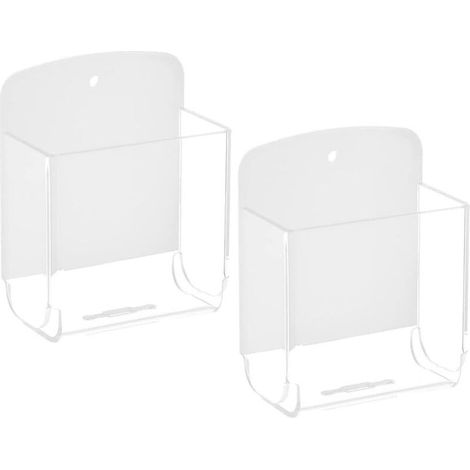 Remote Control Storage Holders, 2-Piece Wall-Mounted Remote Control Holder, Organizer, Storage Box - Multifunctional Storage Box for Air Conditioner, TV Box, TV Remote Control (1/5)