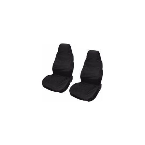 Cyslmuk – Lot de 2 housses de siège de voiture avant imperméables en tissu Oxford – Protection contre la boue et les taches – Taille universelle 148 x 55 cm (1/5)