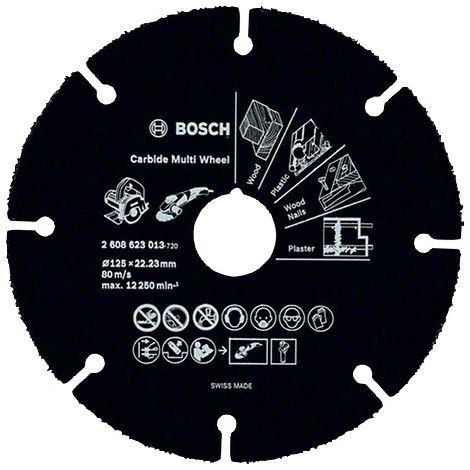 Disques multimatériaux 125mm - BOSCH