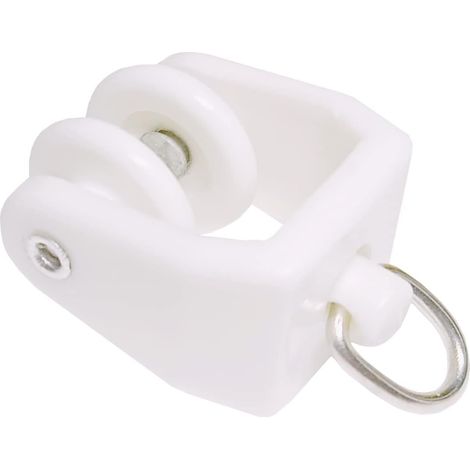 Rouleaux de rideaux pour rail à en flexible deux roues grands systèmes lourds Paquet 35. Plastique (1/5)