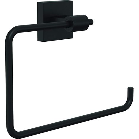 Anillo para toallas MAX46-FB, negro mate, 7,87 x 2,15 x 6,04 pulgadas