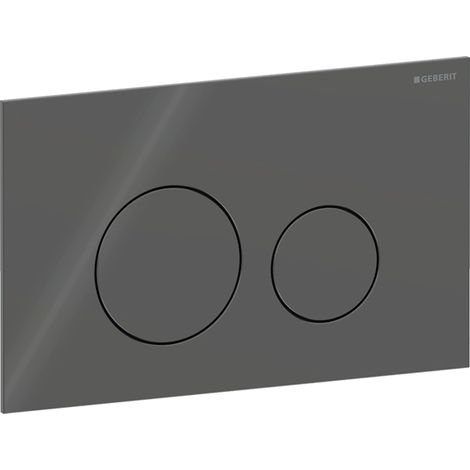 Geberit Sigma40 Round Dual Flush Plate - Lava Glass