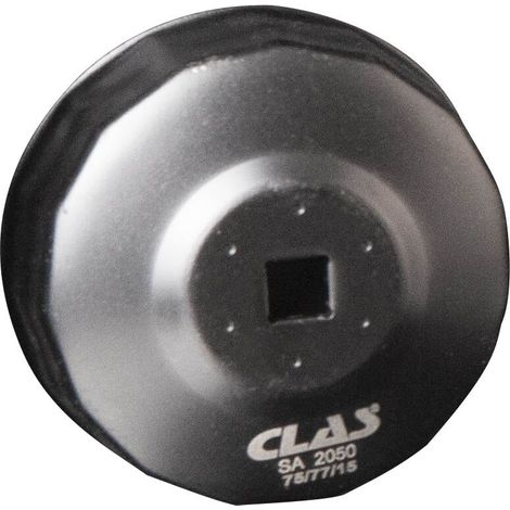 Douille filtres a huile 75/77x15Douille filtres à huile 75/77x15 mm 3/8" - SA 2050 - CLAS Equipements