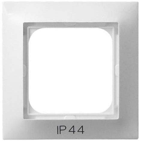Stampa Telaio singolo per interruttori IP44, bianco RH-1Y/00