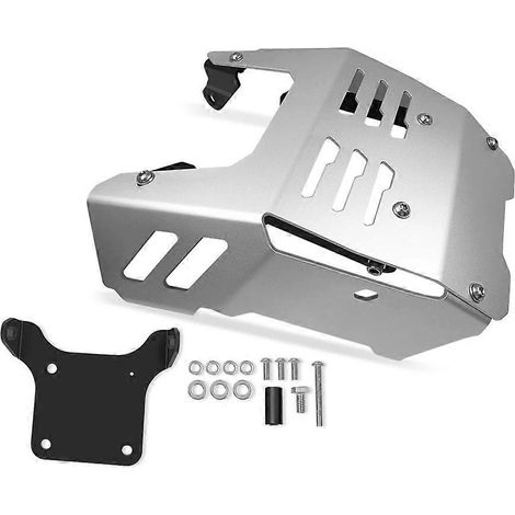 Cache de support moteur de moto (argent) compatible avec Monkey MONKEY125 2021-2023. (1/5)