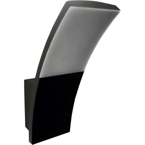 Aplique LED Exterior de Pared Aluminio Gris 6W 3000K IP54