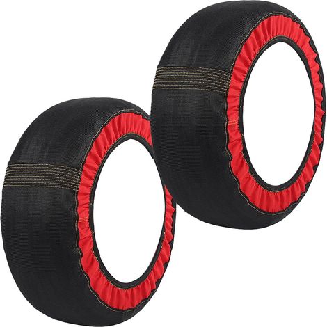 Chaussettes pour pneus à neige, adaptées petits SUV, berlines et divers autres modèles. Chaussettes à neige automobiles – Dispositif de chaîne de traction automobile 2X – Dispositif de traction al (1/5)