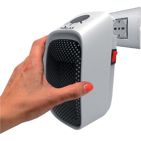 VENTILATEUR NIKLAS PTC PLUG-IN TREND 400W - 11x8xH16 CM (1/2)