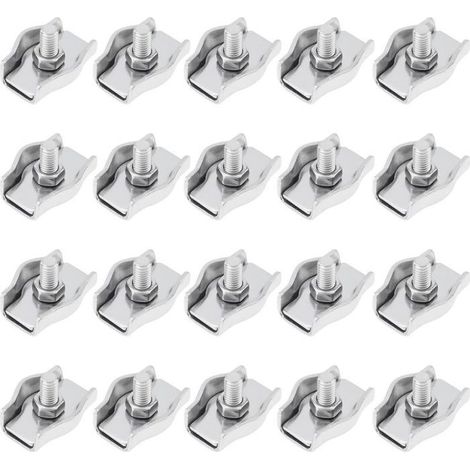 20pcs Serre câbles M2 - Acier inoxydable 304 Résistant à la corrosion - Organisation câbles électriques (1/5)