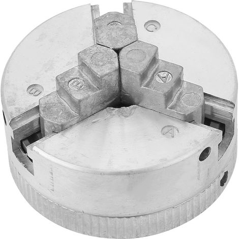 Mandrin 3 mors en alliage de zinc Z011, accessoire de serrage pour tour métallique miniature (1/3)