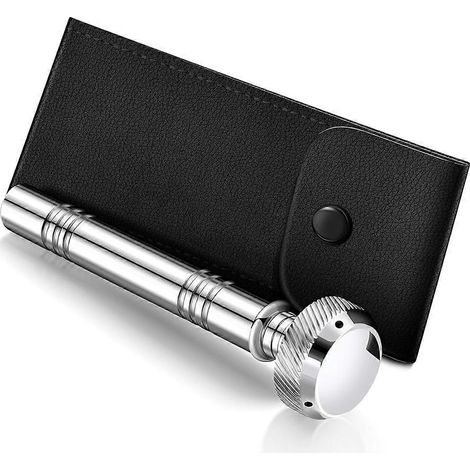 Christlicher Taschen-Weihwassersprenger mit Lederetui