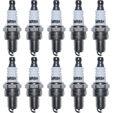 Kit de bougie CMR6H 10pcs pour Stihl FS90 FS100 FS110 FS90R FS100R FS110R TRIMM 3365 (1/4)
