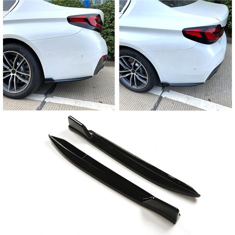 Heckstoßstangenlippe, Diffusor, Spoiler in Hochglanzschwarz (Paar) für BMW 5er G30 M-Tech ab 2017 (Teilenummer 384) (1/5)