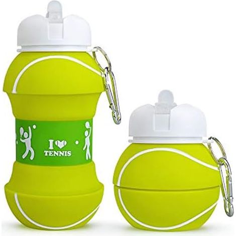 (D) 550-ml-Silikon-Sportwasserflasche – Wasserflasche für Kinder, Mädchen und (1/5)