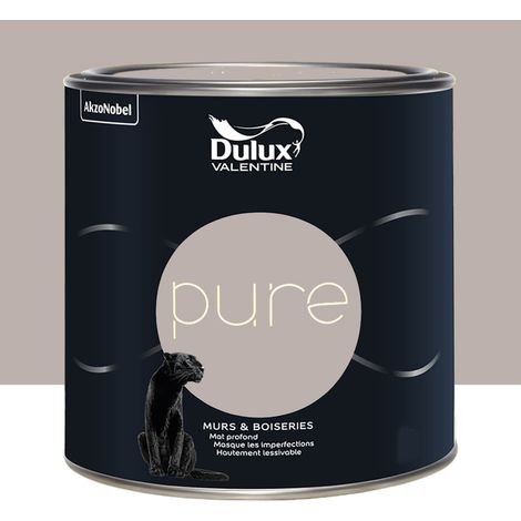 Dulux Valentine – Peinture laque murs et boiseries 2 L – Finition mate profonde – Résistance aux chocs et haute lessivabilité – Pour bois dur et teck (1/3)