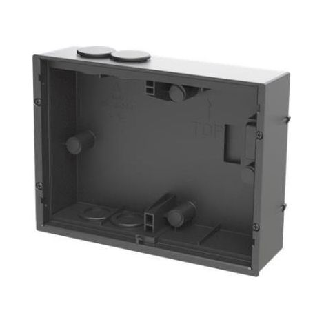 Interfono da incasso Busch-Jaeger nero compatto 21x7x16 cm